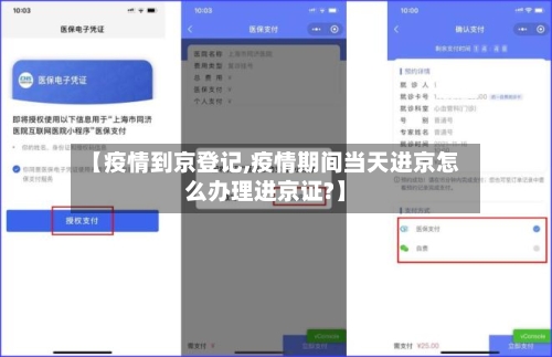【疫情到京登记,疫情期间当天进京怎么办理进京证?】